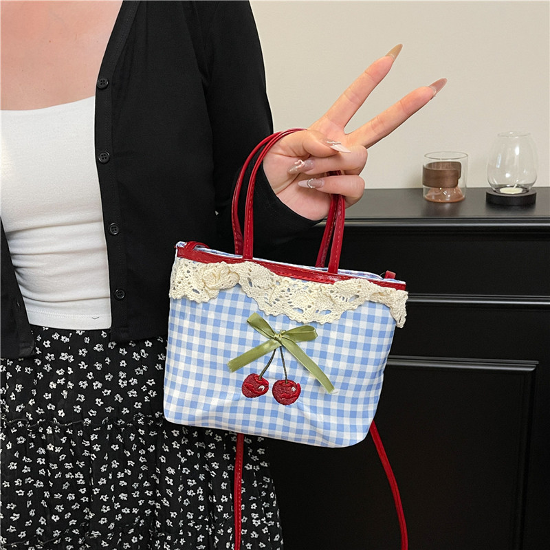 Luxury Bags For Women Brands - Vrouwen Nieuwe Handtas Koreaanse Geruite Polka