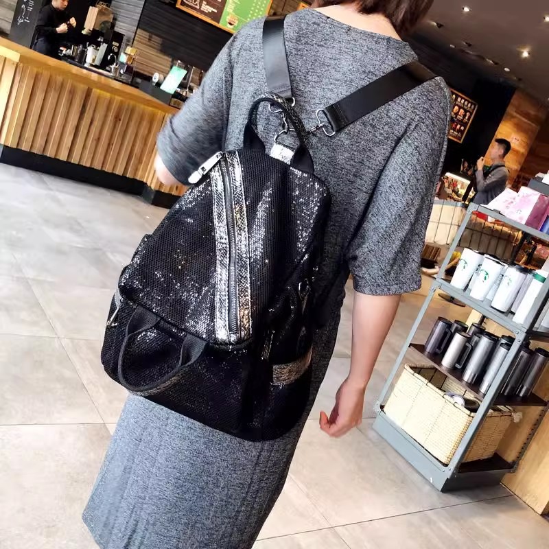 Nieuwe Dames Nylon Pailletten  - Luxury Bags For School recensie en prijs