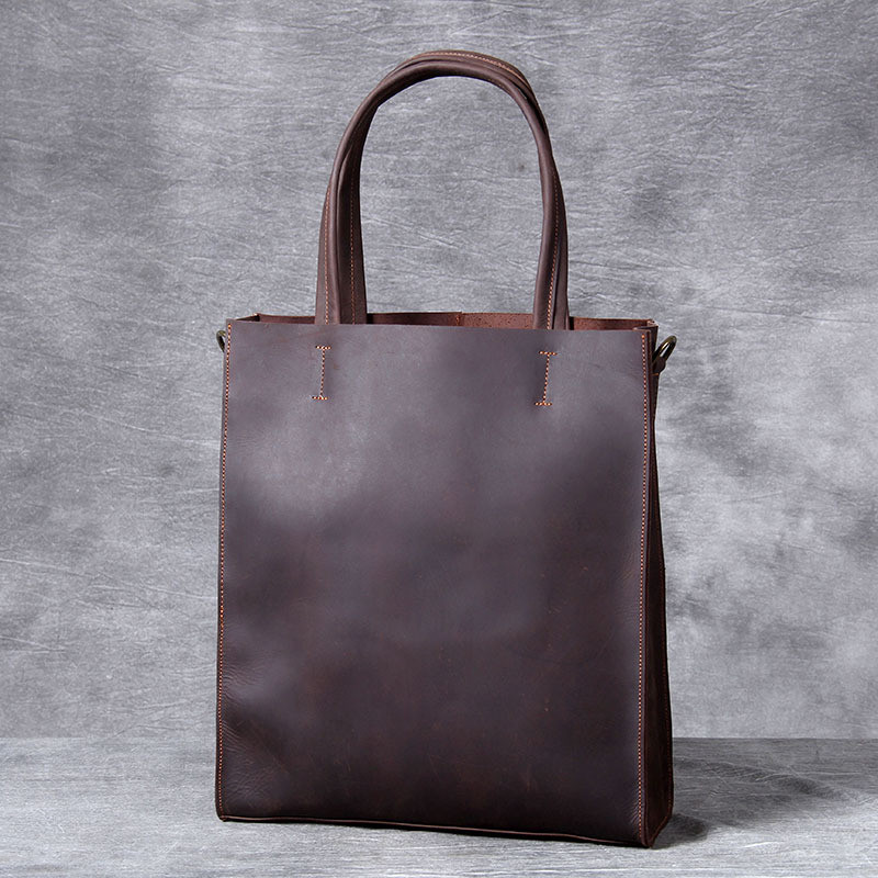 Vintage lederen heren handtas  - Luxury Bags For School recensie en prijs