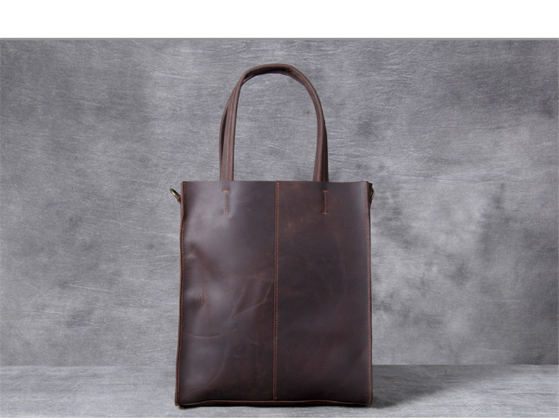 Vintage lederen heren handtas  - Luxury Bags For School recensie en prijs