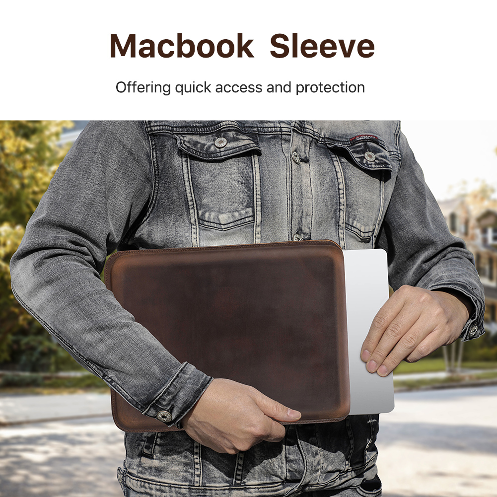 Luxe Lederen Laptop Sleeve Cas - Luxury Bags For School recensie en prijs