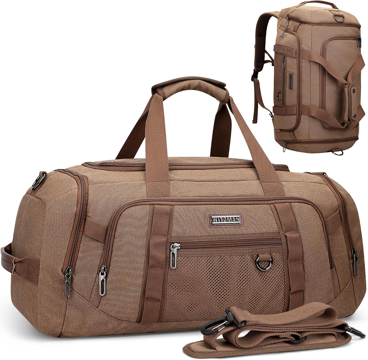 Canvas reistas voor heren, 3-i - Weekender Bag Duffle recensie en prijs